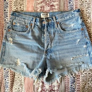 Agolde Parker Denim Shorts